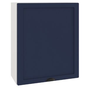 Skříňka závěsná s odkapávačem na nádobí ADELE W60 SU ALU námořnická modrá mat