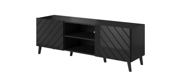 Televizní stolek ABETO 150 černý