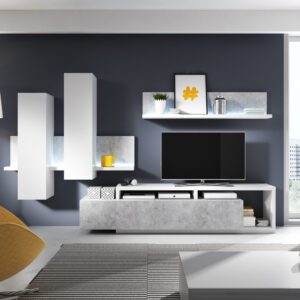 Systémový nábytek BOTA  bílý / beton colorado