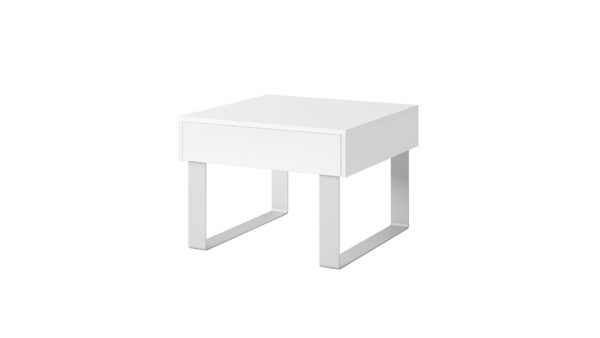 CL13 konferenční stolek CALABRIA Bílý / Bílý lesk