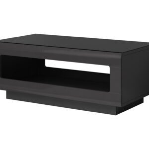 Konferenční stolek HEKTOR HR99 antracit lesk / černé sklo