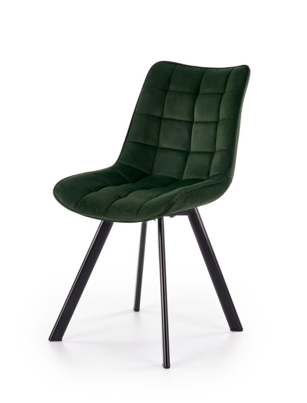 Čalouněné židle K332 tmavě zelený