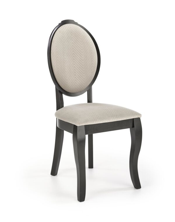 Čalouněné židle VELO černý / béžový