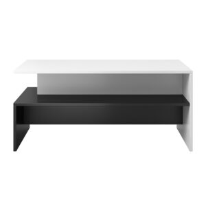Konferenční stolek BAROS bílý / černá