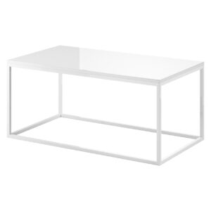 Konferenční stolek HELIO HE99 bílý / bílé sklo
