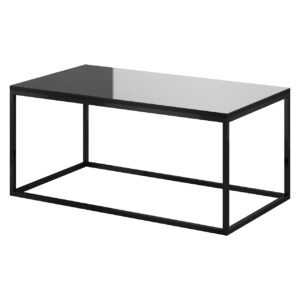 Konferenční stolek HELIO HE99 černá / černe sklo