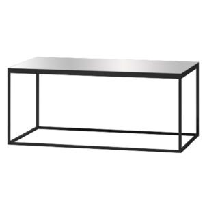 Konferenční stolek HELIO HE99 černá / šedé sklo