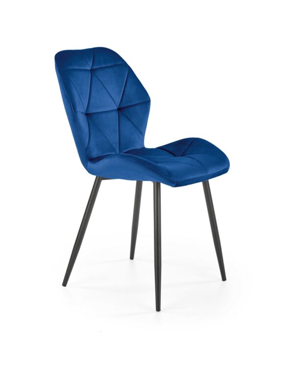 Čalouněné židle K453 tmavě modrý