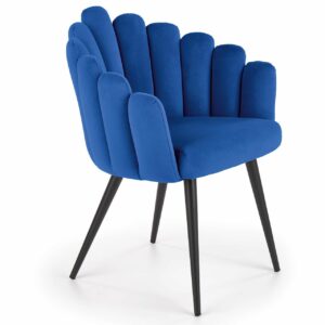 Židle K410 tmavě modrý velvet