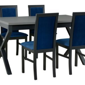 Stůl IKON 1 + Židle NILO 6 (4ks.) DX24A