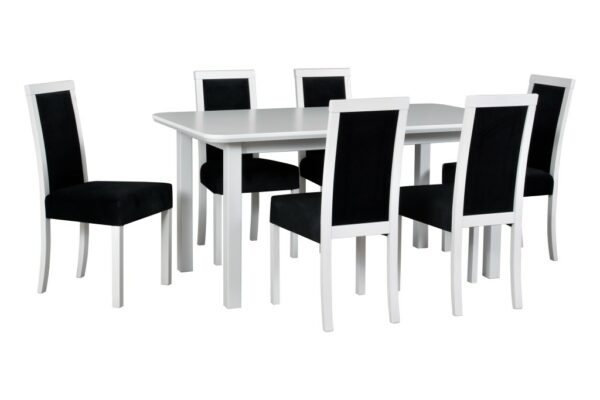 Stůl WENUS 5S + Židle ROMA 3 (6ks.) DX29A